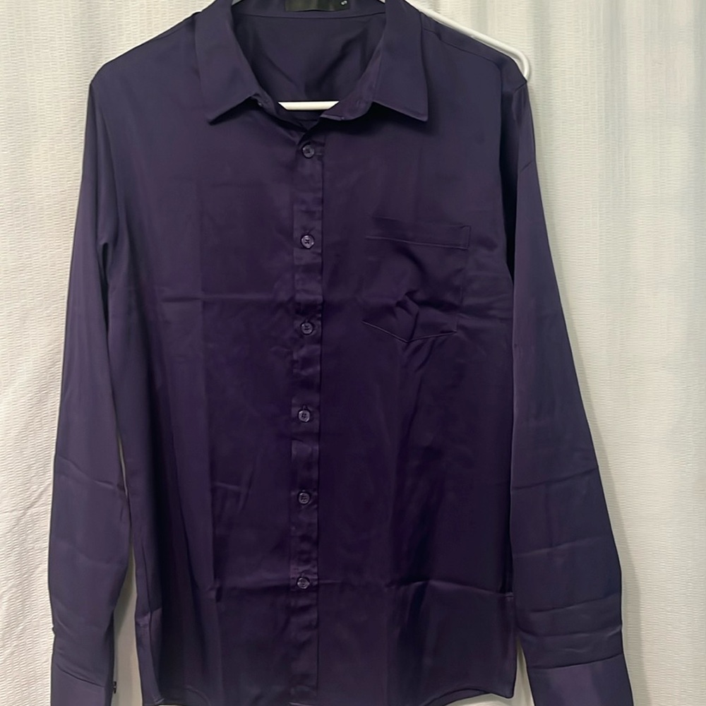 Men’s Purple Dress Shirt